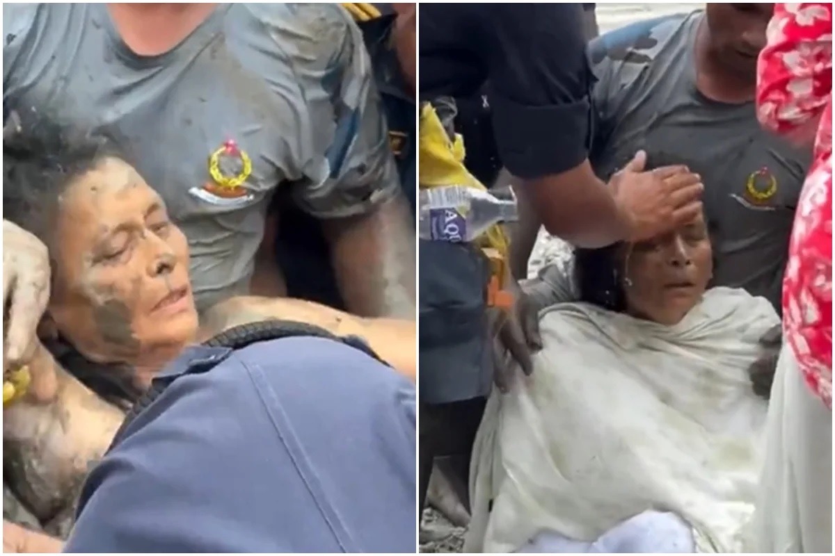 Mulher resgatada no Nepal tem hipertermia e passará por cirurgia na perna