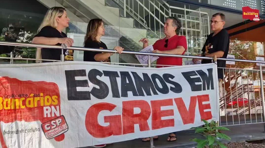 Bancários do RN iniciam greve por tempo indeterminado nesta terça-feira (8)