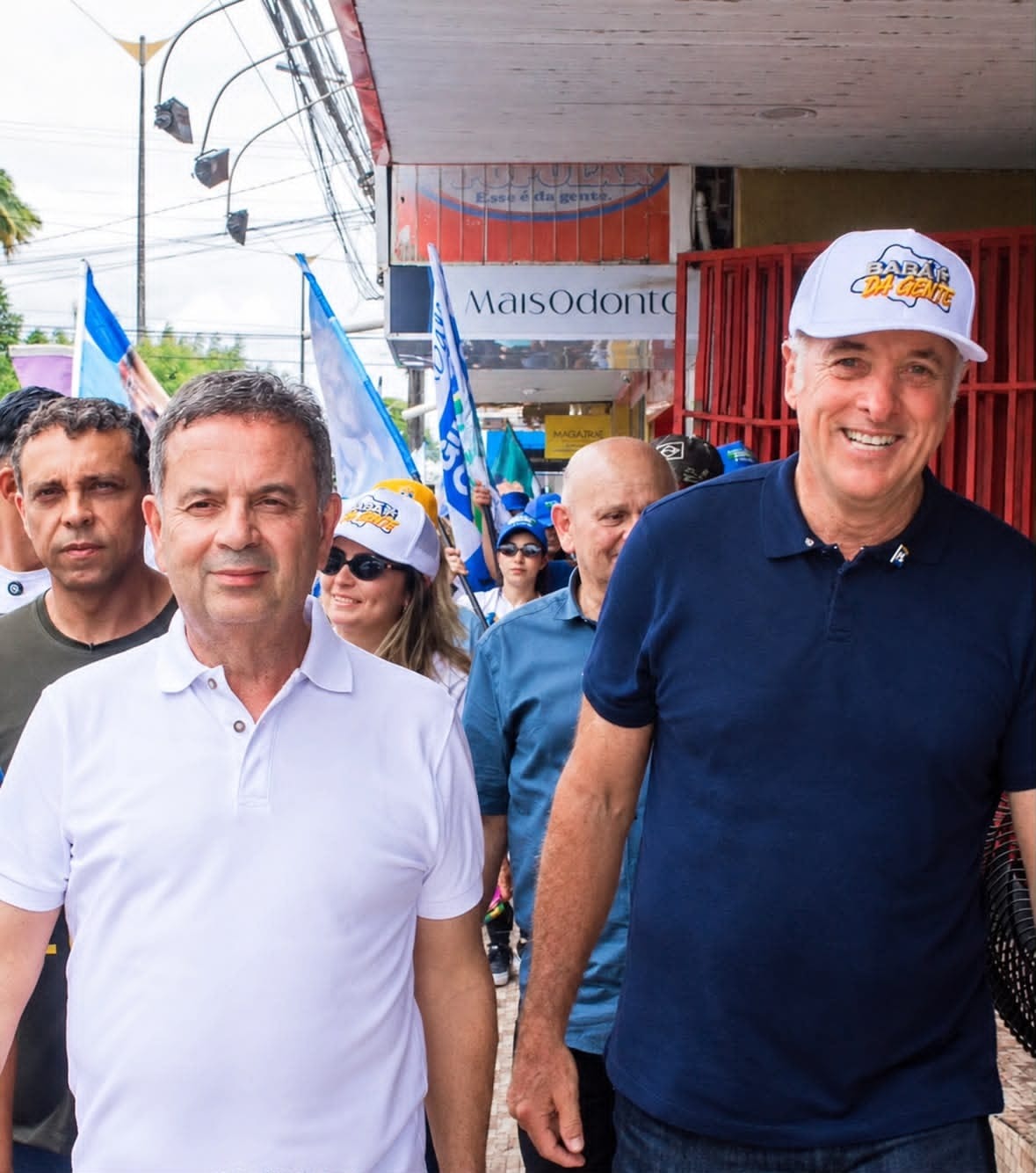 Rogério Marinho pede primeiro voto da direita em Coronel Hélio e reforça parceria com Styvenson