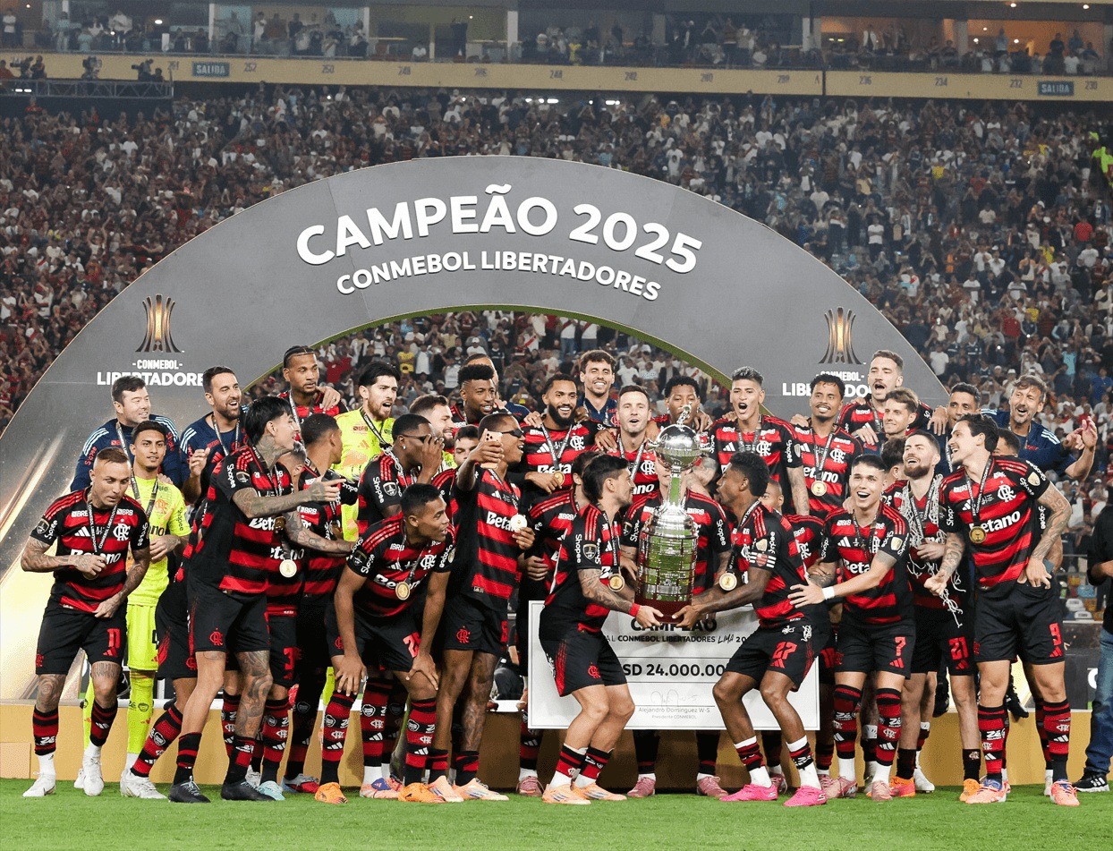 Flamengo é o único time não europeu que concorre ao prêmio de melhor do mundo na Bola de Ouro