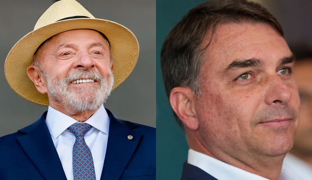 Meio/Ideia: Lula e Flávio Bolsonaro aparecem empatados com 46% no 2º turno