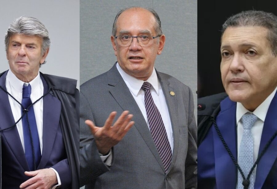 Além do plenário: mensagens revelam briga entre Gilmar, Fux e Nunes Marques antes da sessão do dia 15