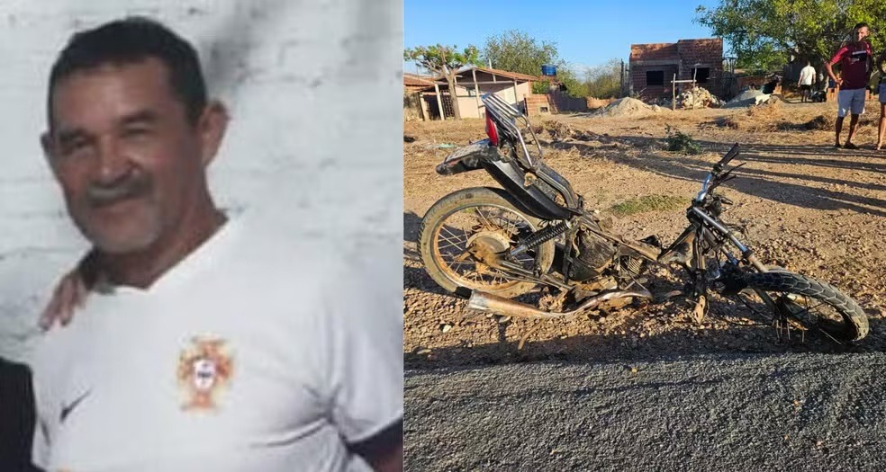 Motociclista morre após invadir faixa e bater de frente com carro na BR-110, em Mossoró