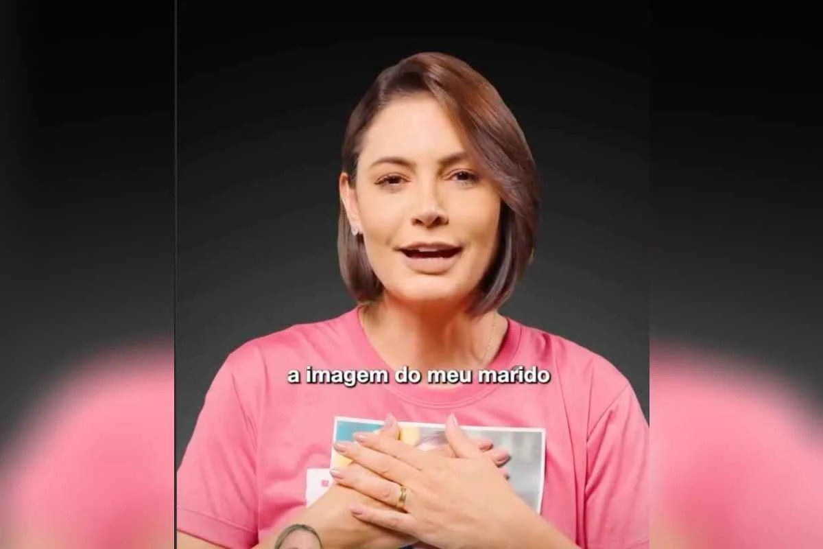 VÍDEO: Michelle Bolsonaro critica proibição e diz doer “esconder o rosto” do marido em campanha