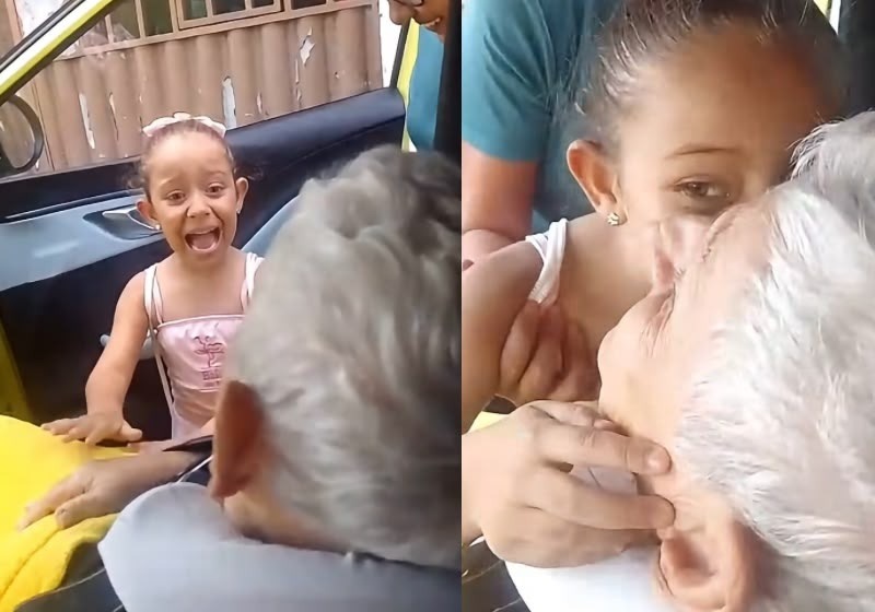 [VÍDEO] Menina reencontra bisavó após 29 dias de internação e cai no choro: “BISAAAAA!”