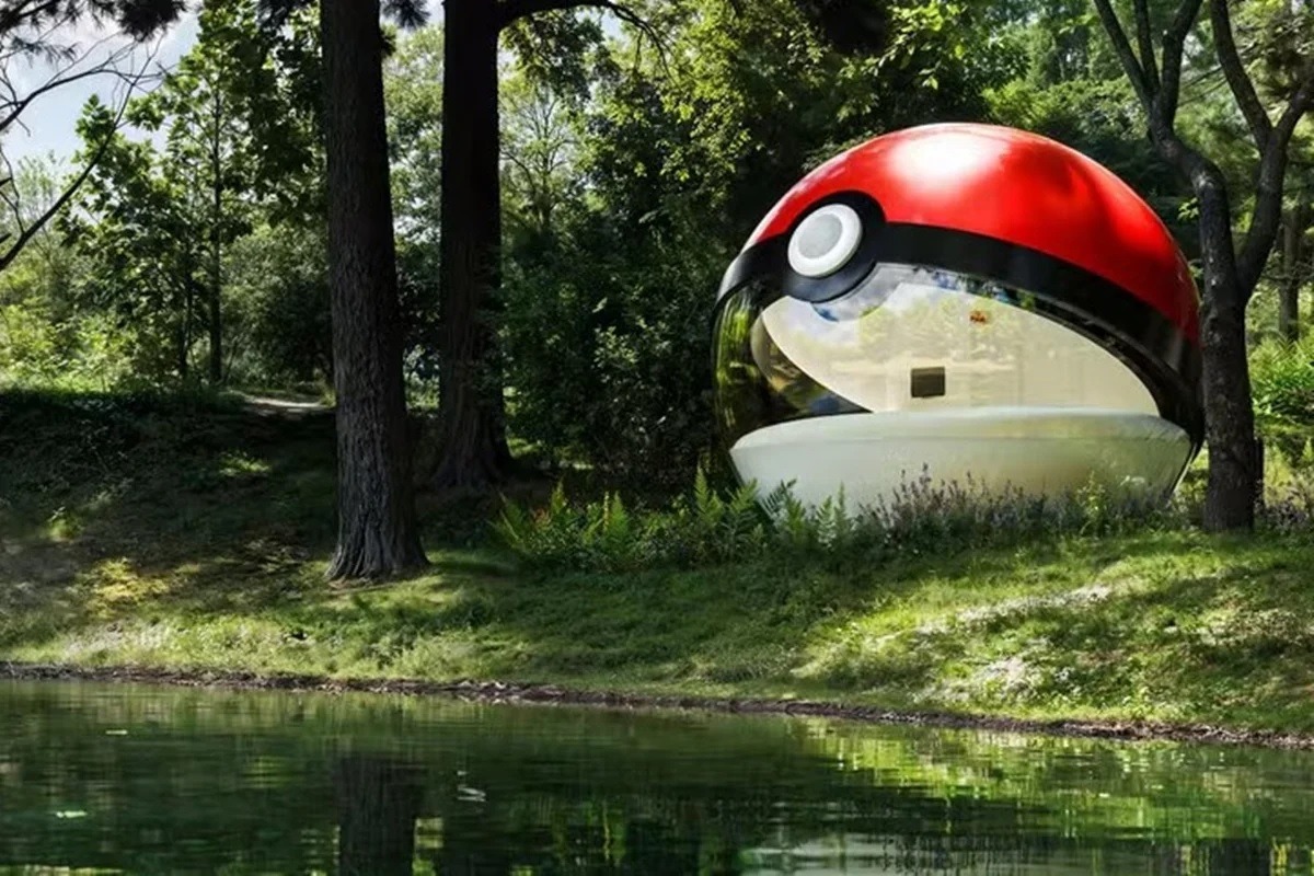 Ilha paradisíaca ganha cabana em formato de pokebola; veja