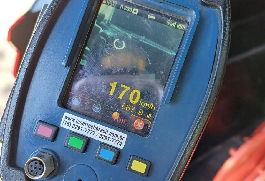 Motorista é flagrado a 170 km/h na BR-101 na Grande Natal