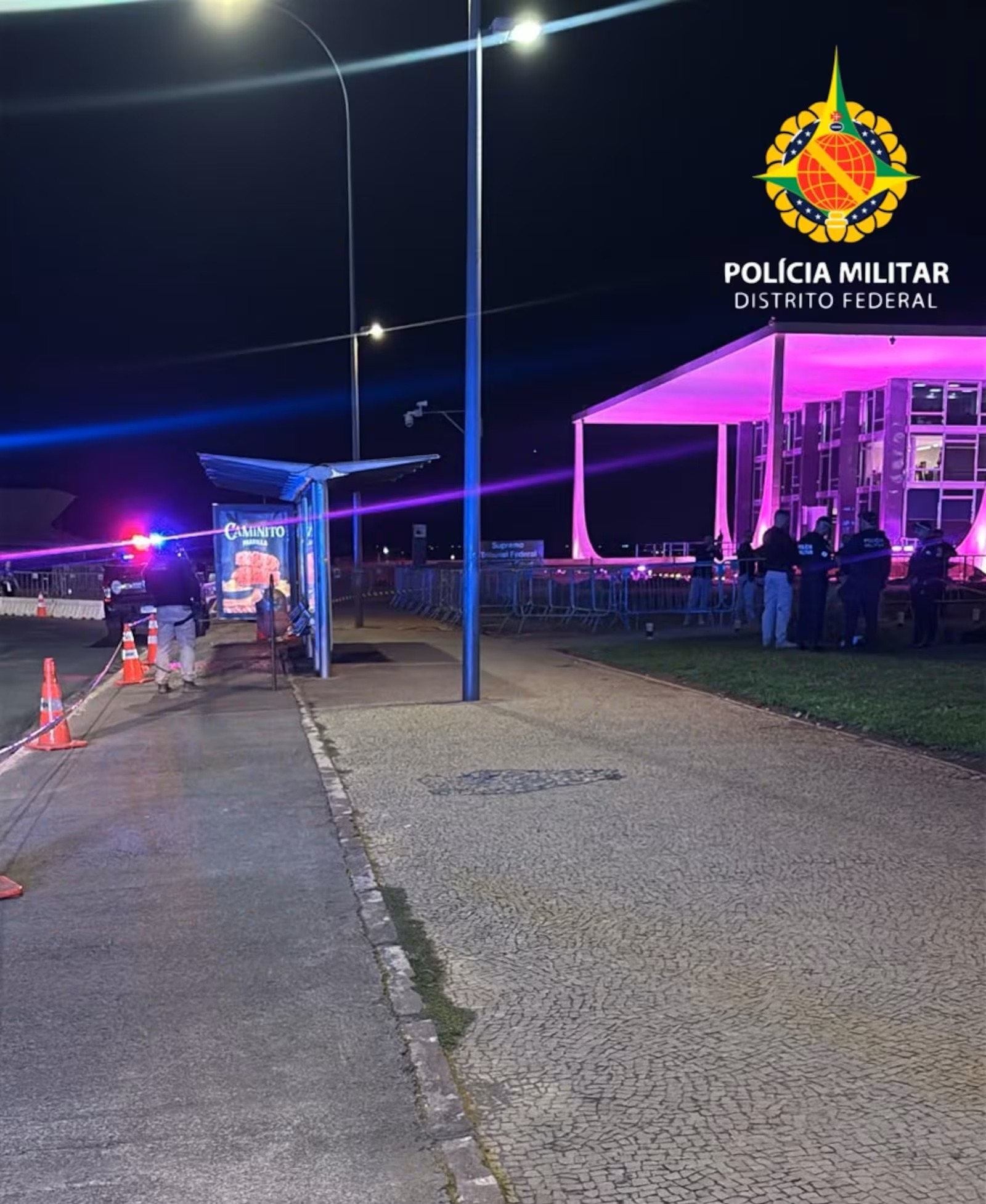 Polícia Militar descarta bomba após operação para apurar suspeita nos arredores do STF