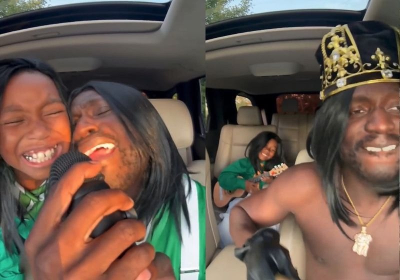 [VÍDEO] Família feliz canta “Hey Ya!” fantasiada no carro e vídeo contagiante passa de 17 milhões de views