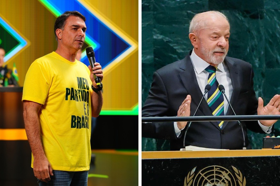 Pesquisa PoderData/Aya: Flávio Bolsonaro aparece com 53% contra 47% de Lula no segundo turno