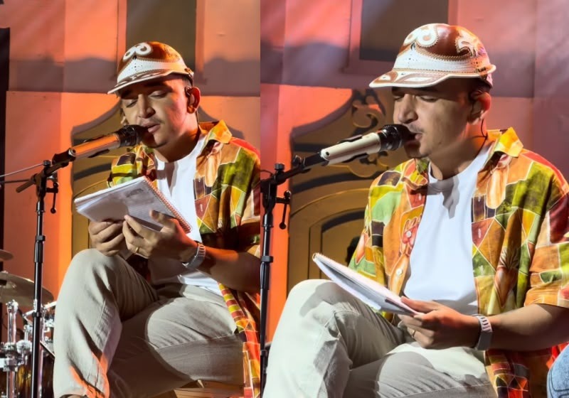 João Gomes se posiciona em show e diz que está defendendo educação, SUS e democracia
