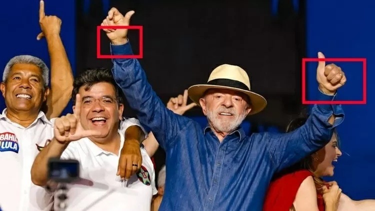 Assessoria de Lula nega furto de relógio e aliança durante ato de apoiadores