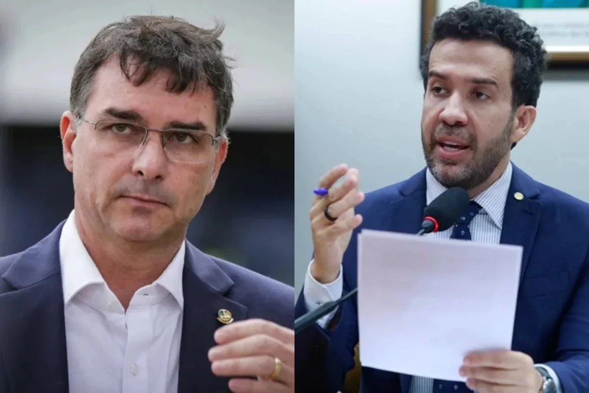 Flávio convida ex-mulher de Janones a debate da Globo para barrar deputado; entenda