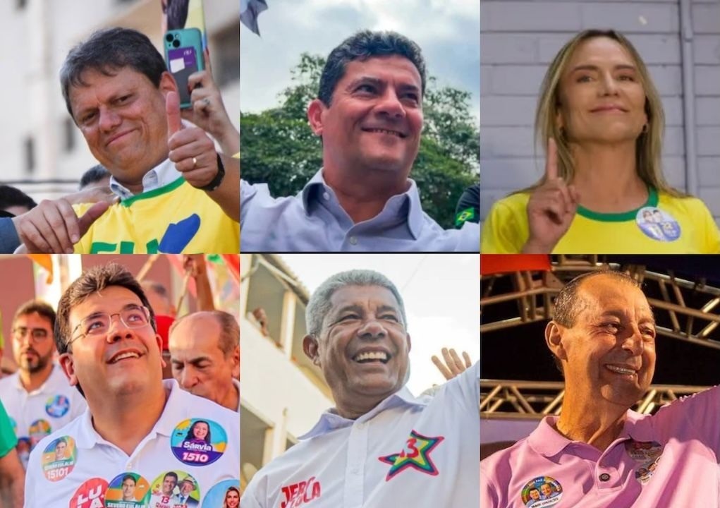 Brasil terá 21 governadores à direita e só 6 à esquerda