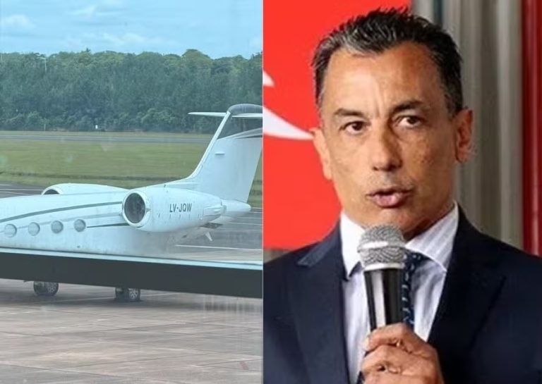 Avião que levou Flávio Bolsonaro aos EUA é ligado a empresário investigado por lavagem de dinheiro na gestão Milei