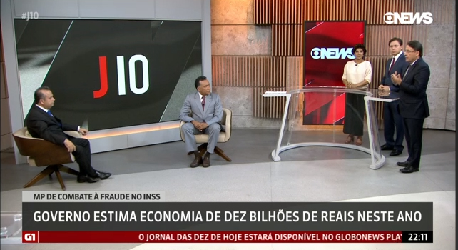 (VÍDEO) Na Globo News, Rogério Marinho diz que país precisa salvar a Previdência