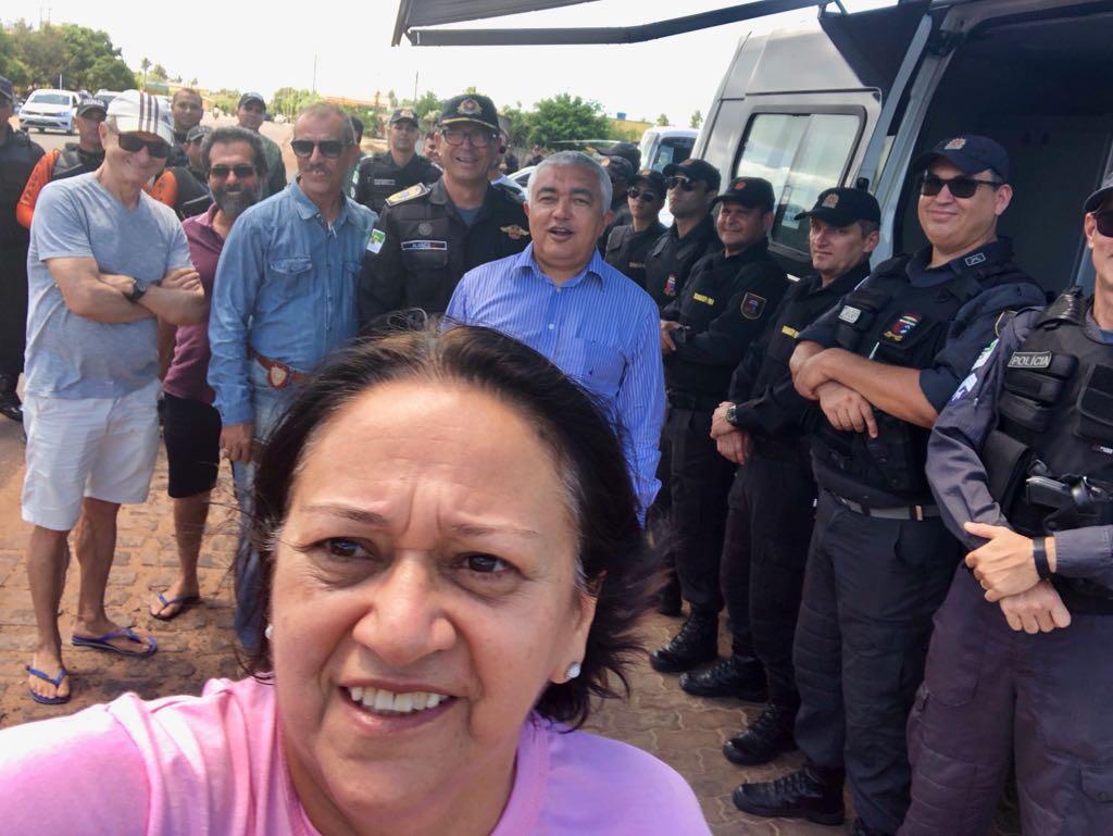 Fátima elogia trabalho da PM na Operação Verão: "Parabéns aos nossos guerreiros"