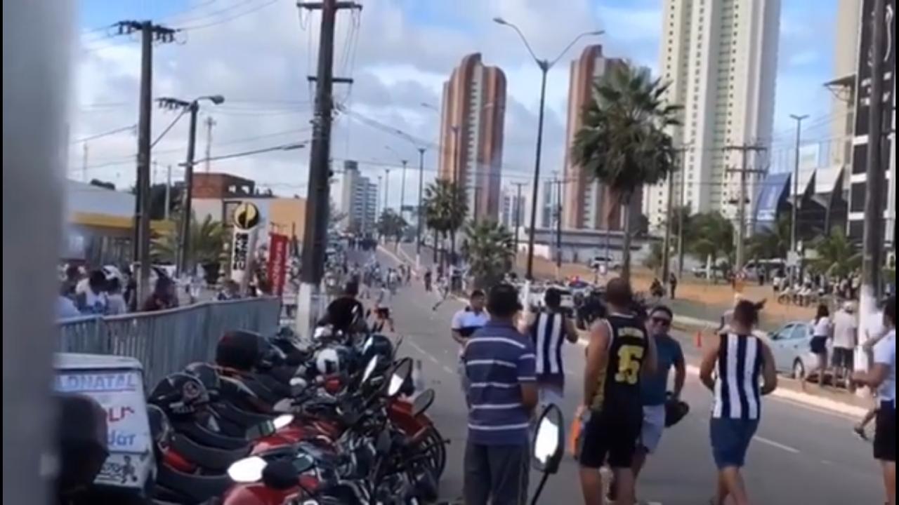 (VÍDEO) Tiros, correria e confusão antes de jogo entre ABC e América