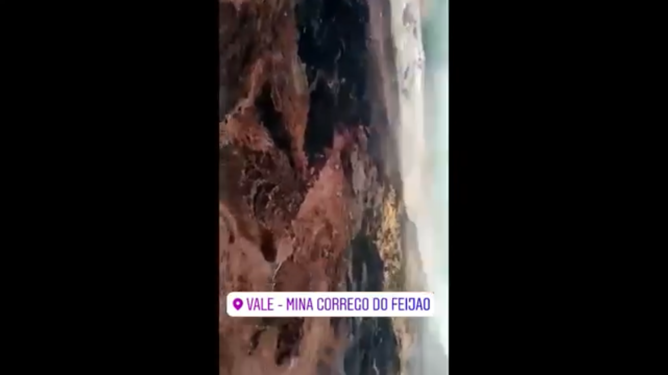 Vídeo mostra desespero de funcionários da Vale com rompimento de barragem em MG