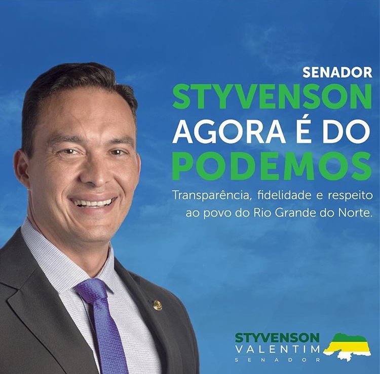 Styvenson anuncia filiação ao Podemos