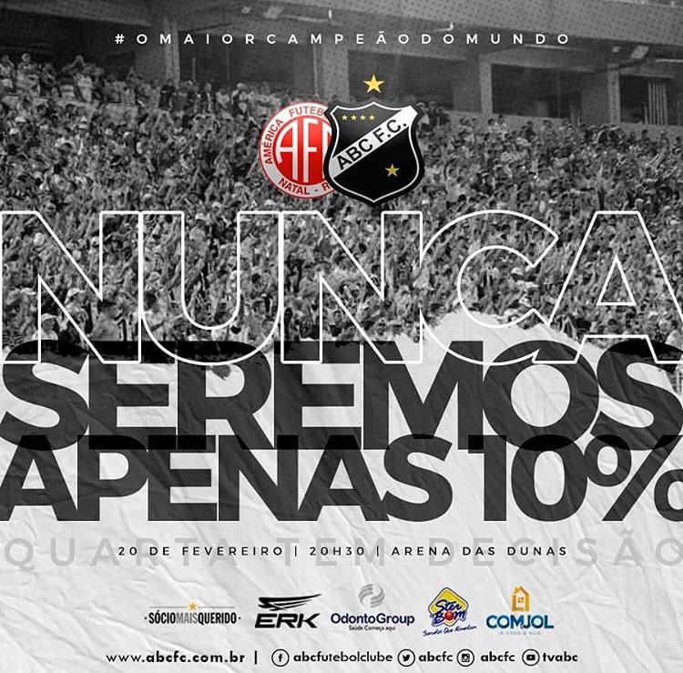 "Nunca seremos apenas 10%", diz ABC sobre divisão de ingressos para final