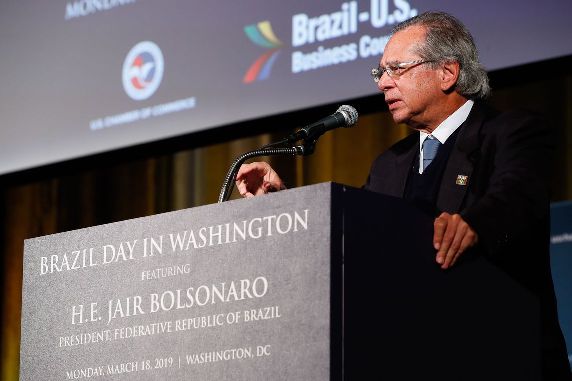 Paulo Guedes para investidores nos EUA: "Daqui a 4 meses vamos vender o Pré-Sal"