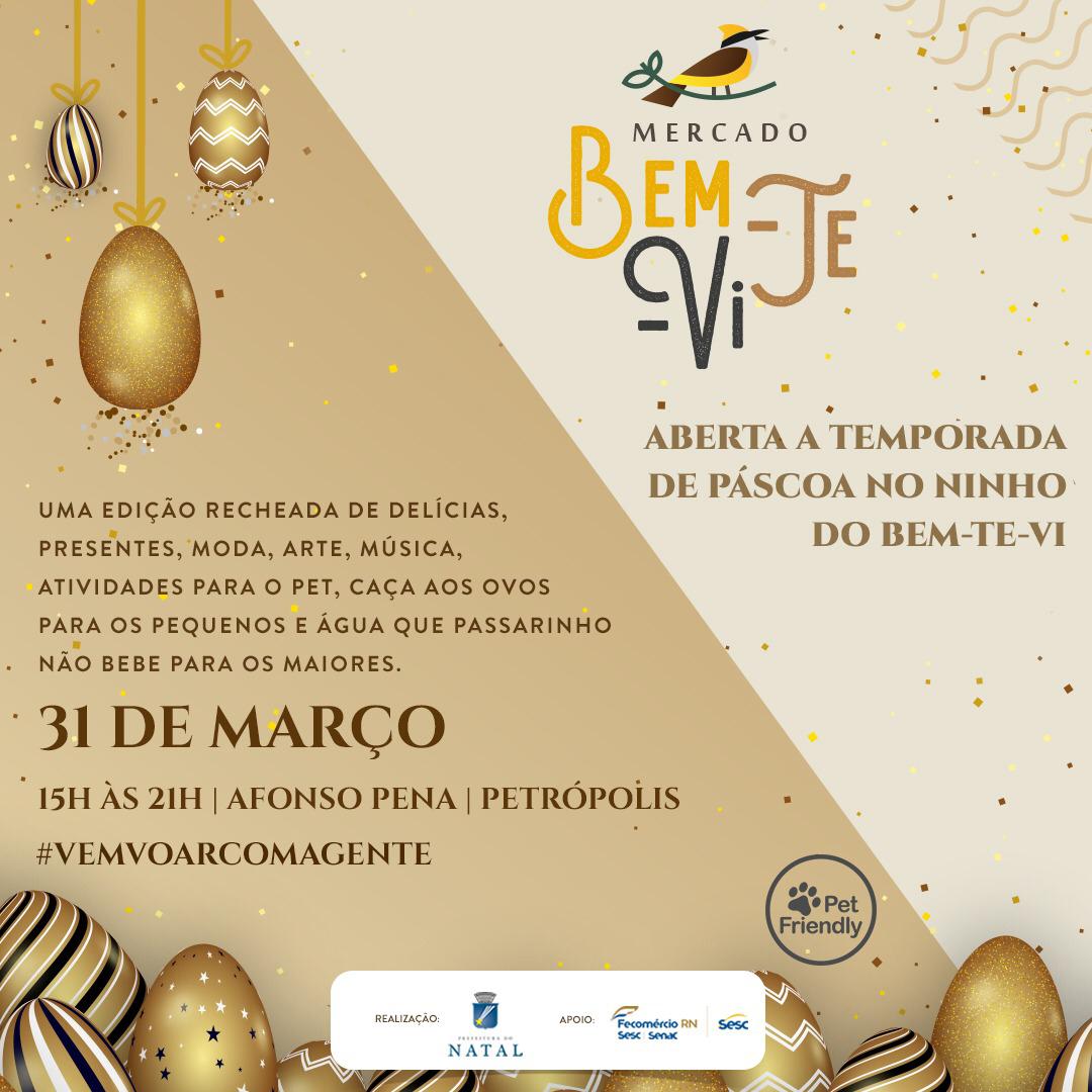 Mercado Bem-te-vi antecipa Páscoa especial neste domingo