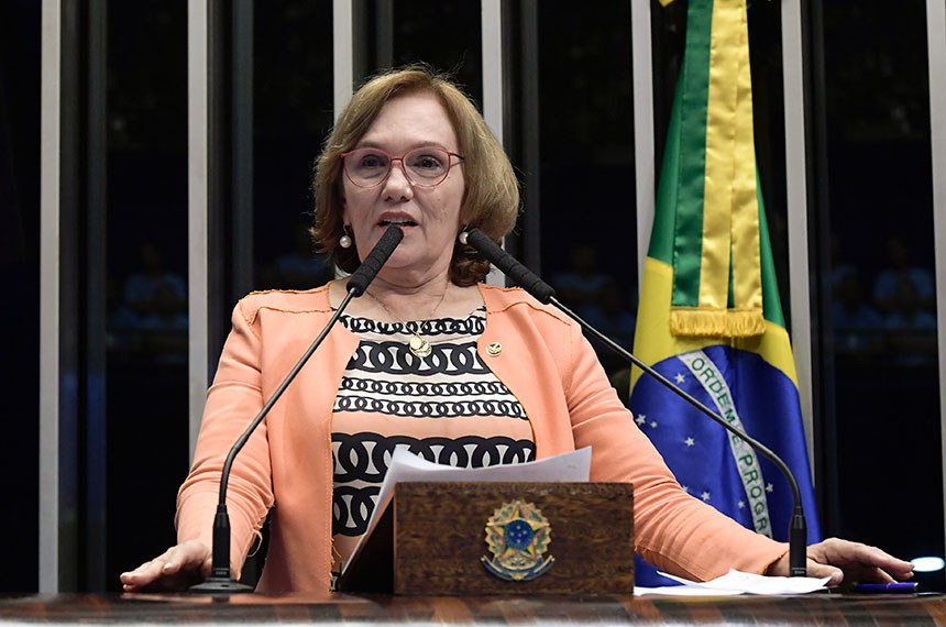 Zenaide Maia se manifesta contra venda da Embraer e do pré-sal