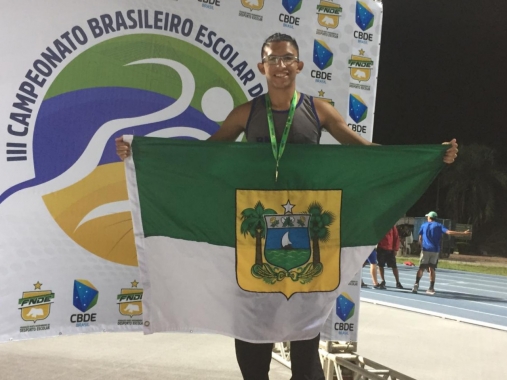Aluno da rede municipal se classifica para mundial de atletismo na Croácia