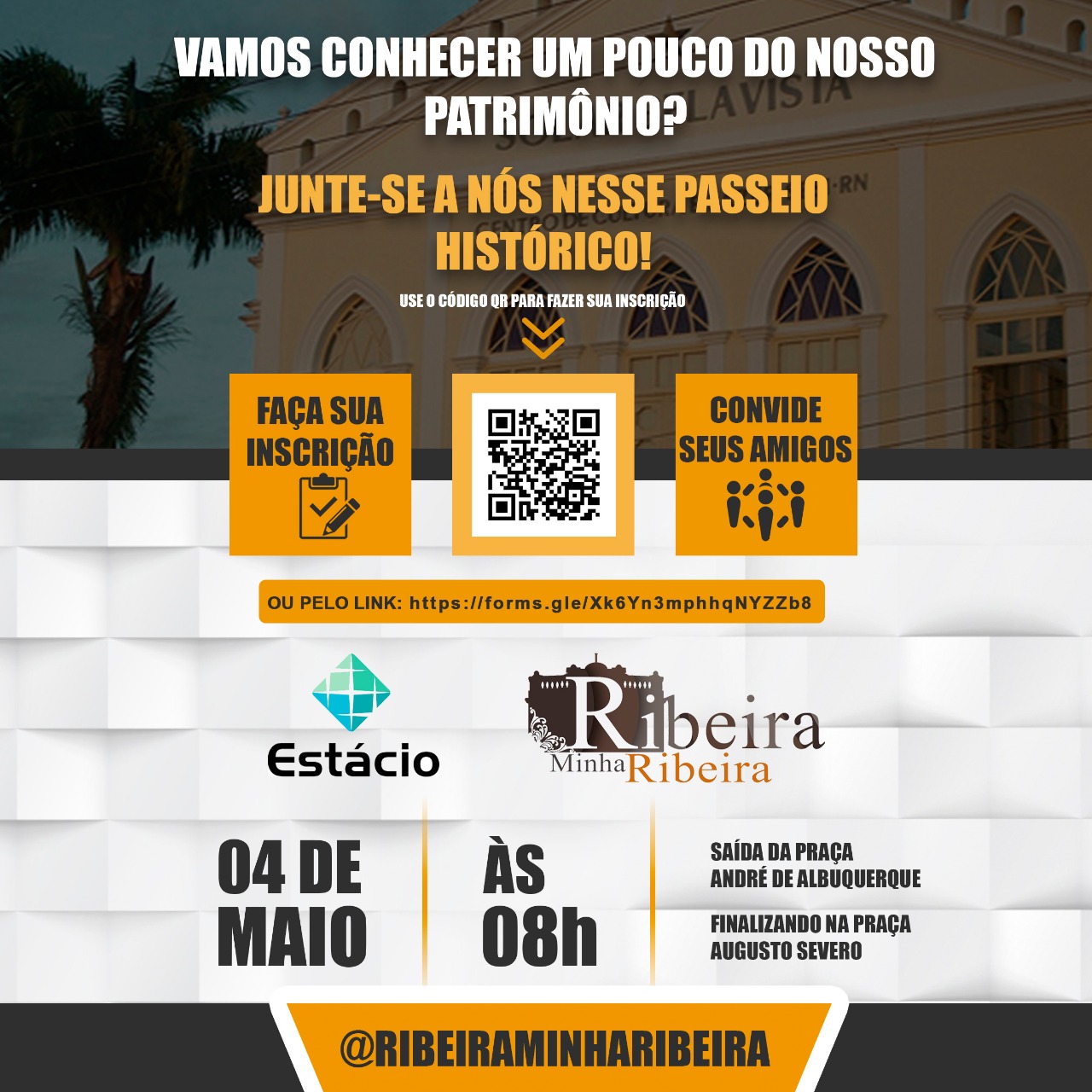 'Ribeira, Minha Ribeira' promove passeio histórico com análise arquitetônica