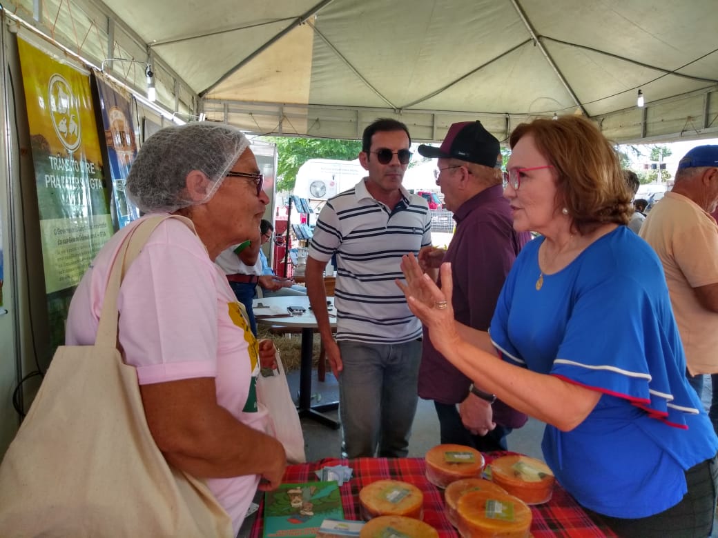 Senadora Zenaide visita ExpoNovos em Currais Novos
