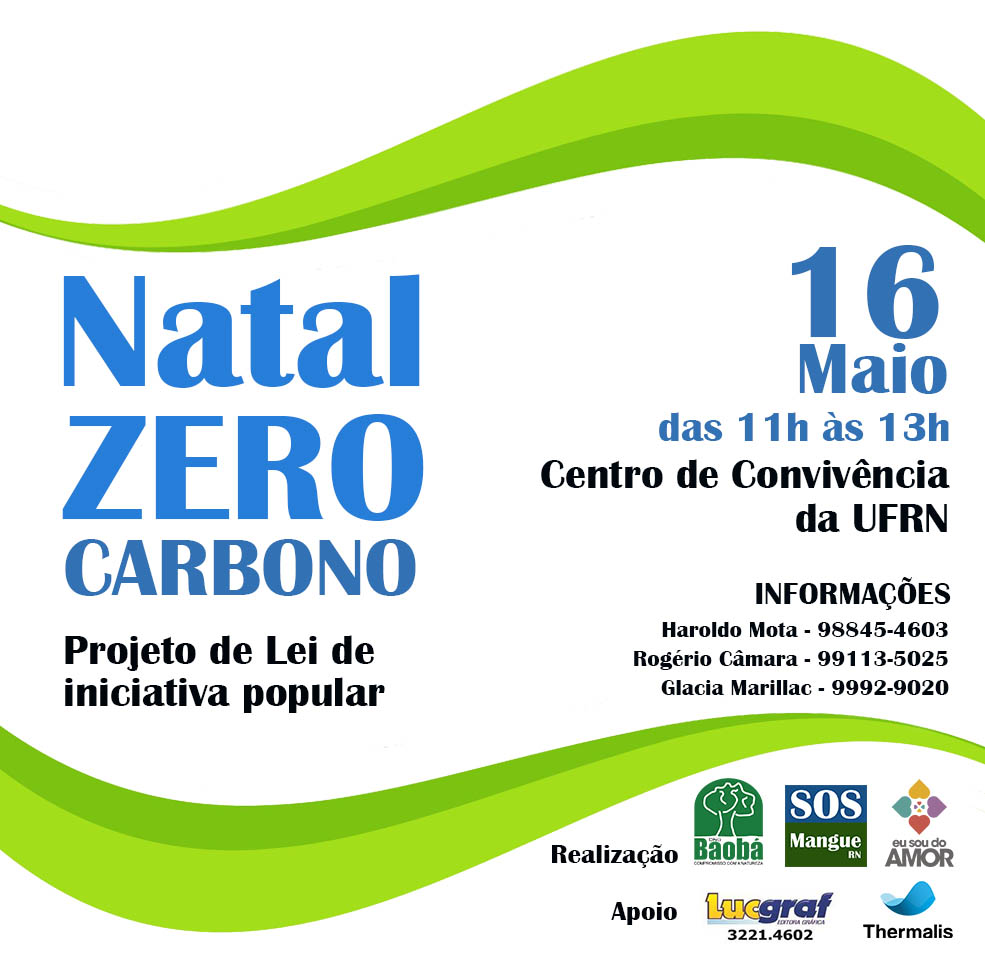 ONG Baobá lança campanha “Emissão Zero de Carbono em Natal” na UFRN