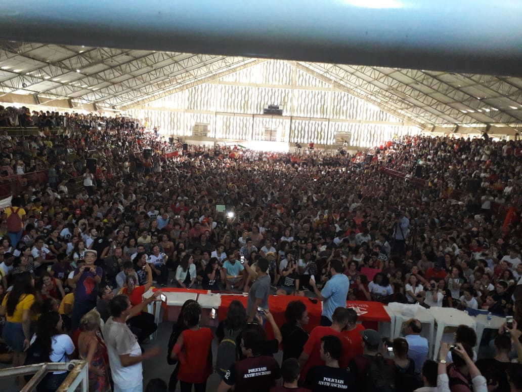 (VÍDEO) Aula de Boulos em Natal se transforma em comício a favor de Lula livre