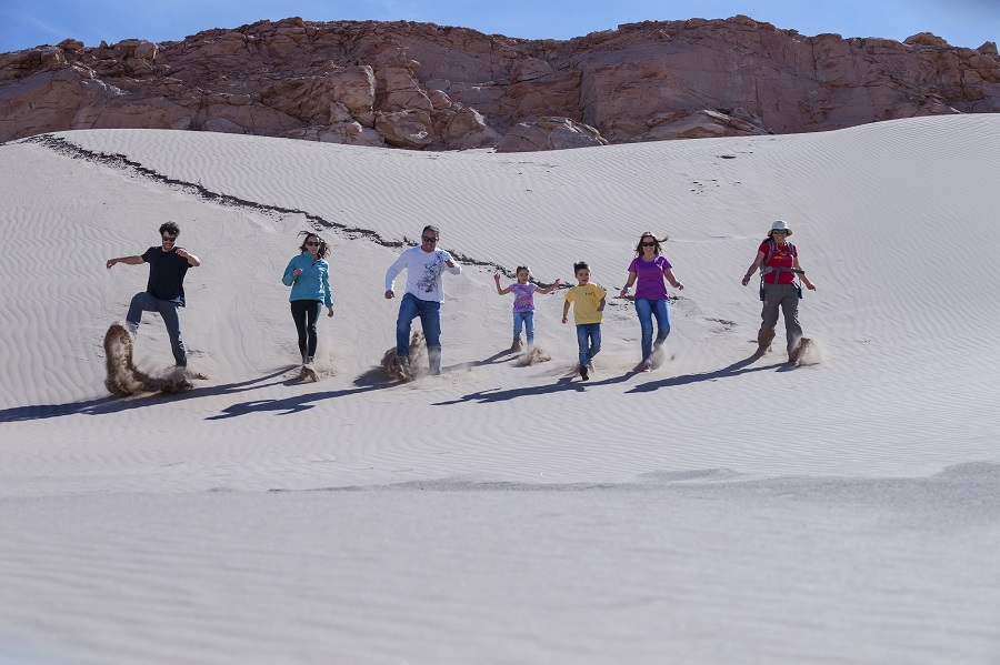 Atacama com crianças