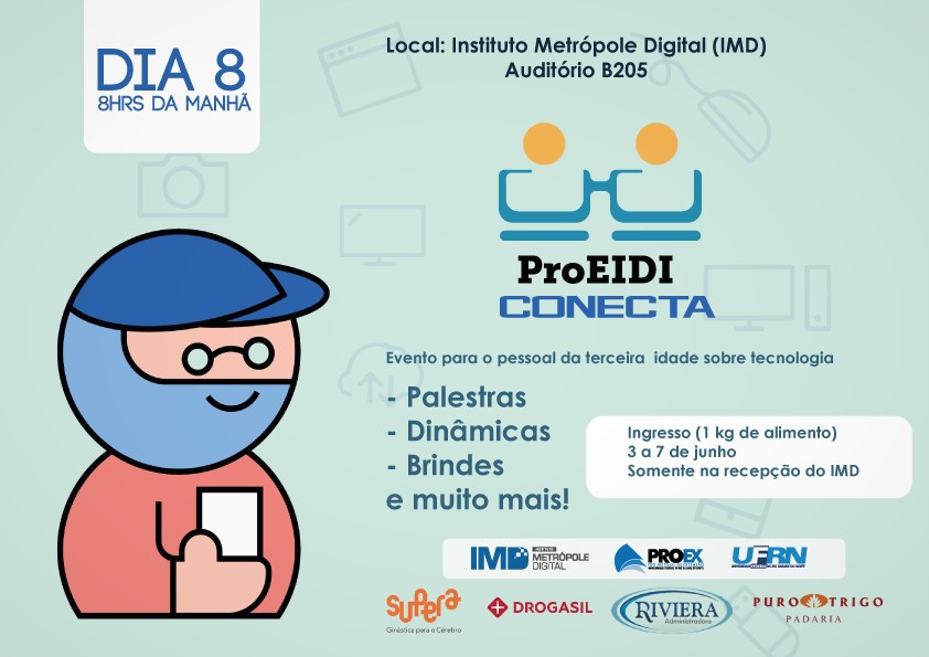 Instituto Metrópole Digital promoverá evento de inclusão tecnológica para idosos