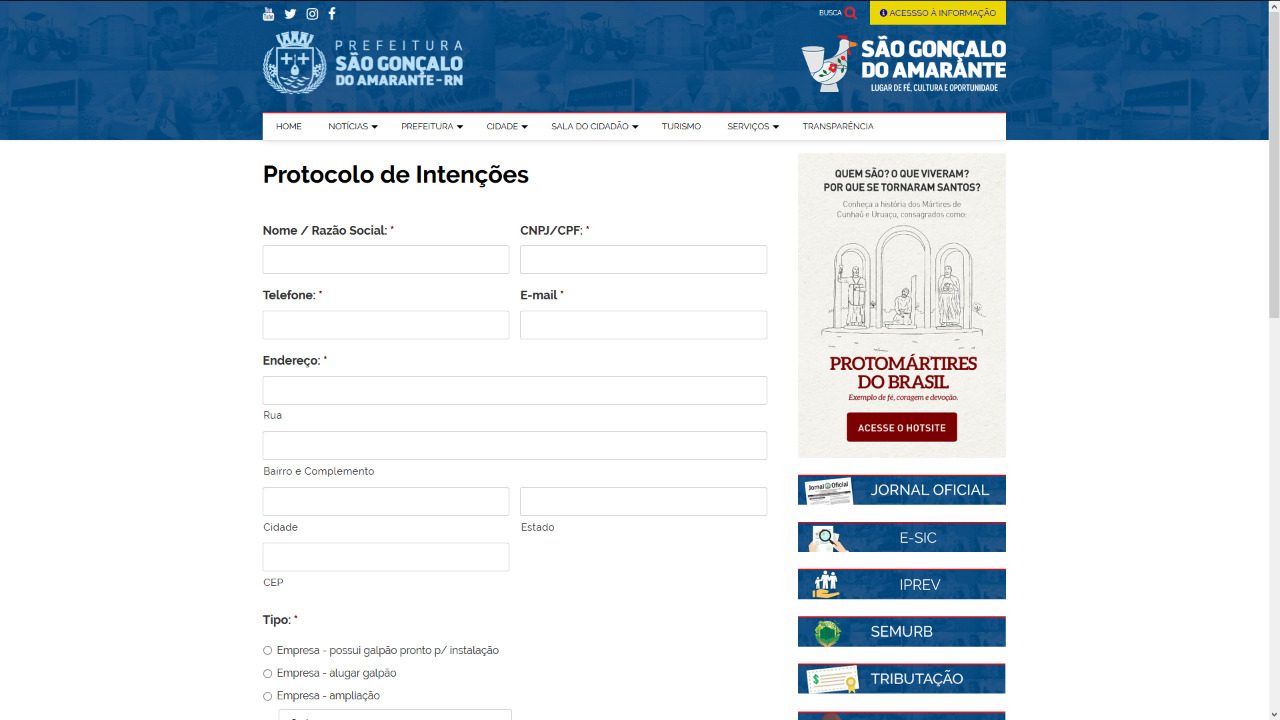 Prefeitura de São Gonçalo cria protocolo de intenções online para empreendedores