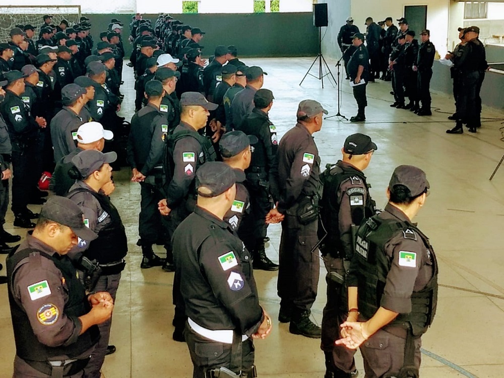PM reforça segurança com 300 policiais em abertura do São João de Mossoró