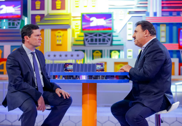 No Ratinho, Moro diz que grupo criminoso está por trás de vazamentos