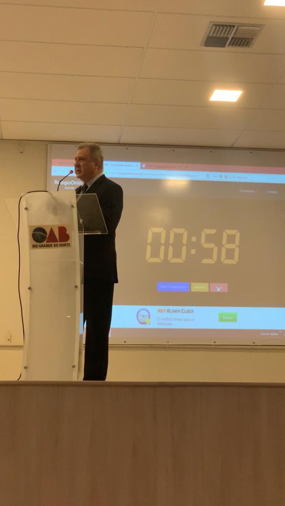 Gladstone Heronildes participa de arguição promovida pela OAB/ RN
