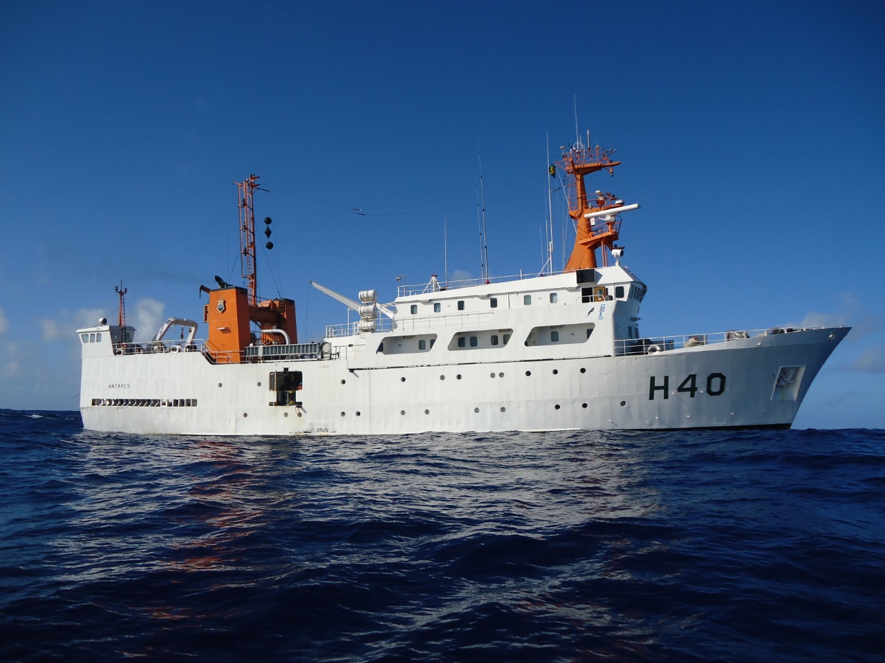Navio Oceanográfico “Antares” abre para visitação pública na Ribeira