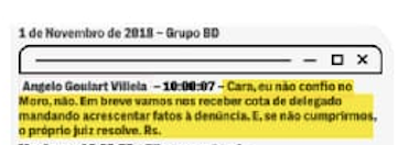 Mais vazamento: Intercet altera nome de procurador e publica diálogo do futuro