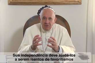 [vídeo] Indireta a Moro? Papa Francisco pede que juízes sejam isentos