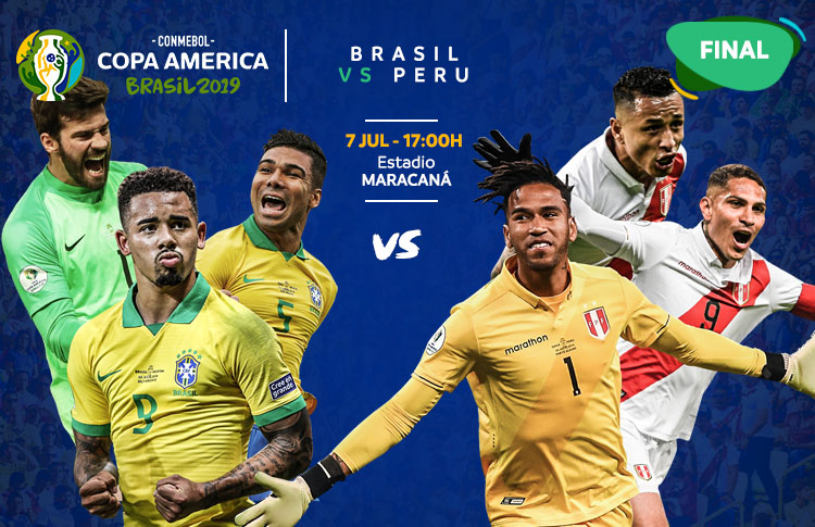 Copa América: Brasil e Peru fazem final inédita hoje no Maracanã