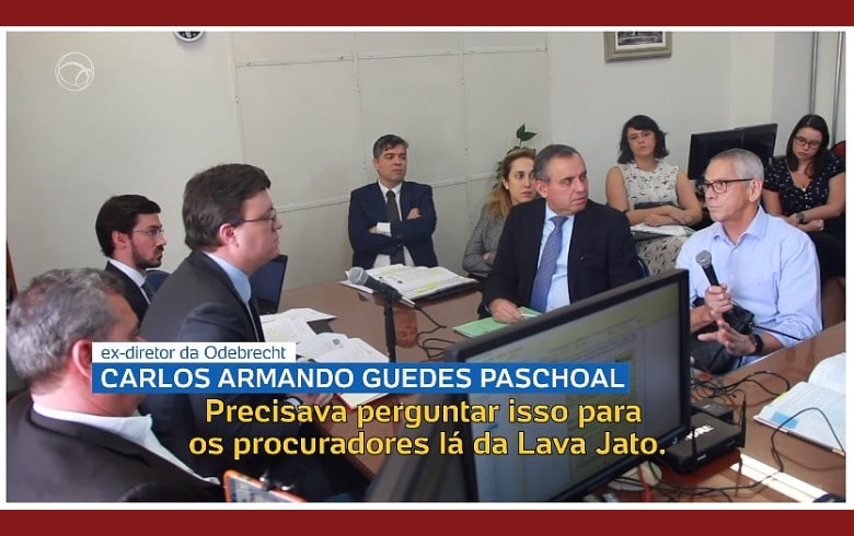 (VÍDEO) Ex-Odebrecht diz que quase foi coagido a incriminar Lula; assista