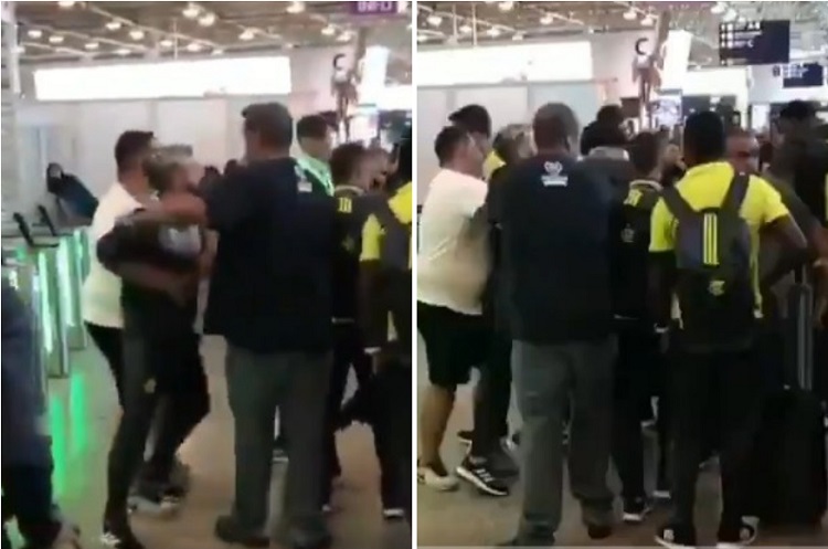 (VÍDEO) Criticado, Diego perde a cabeça e parte para cima de torcedores do FLA