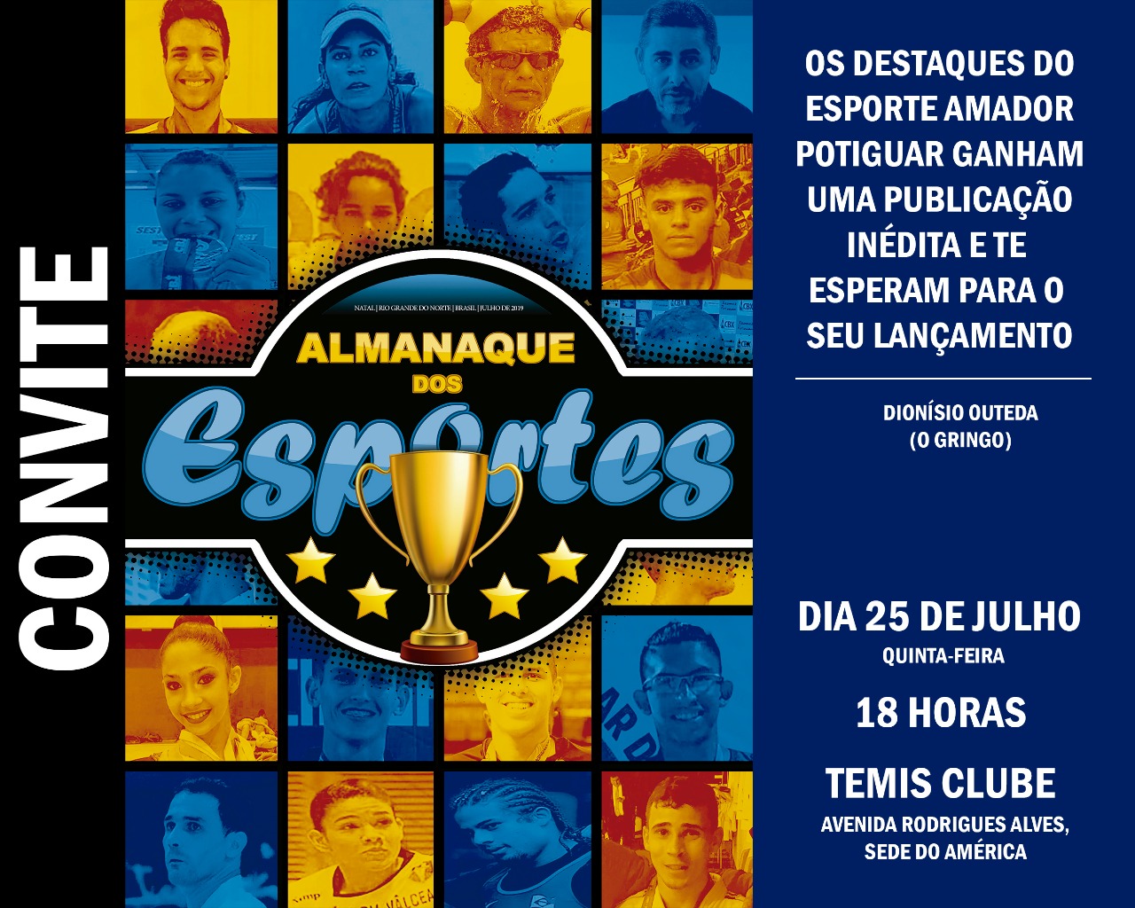 Almanaque dos Esportes 2019 será lançado quinta-feira em Natal