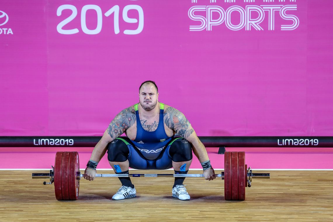 Brasileiro conquista o tri pan-americano no levantamento de peso