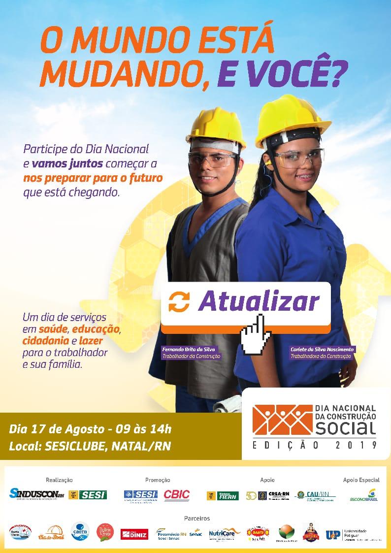 SESI sedia o Dia Nacional da Construção Social em Natal e Mossoró
