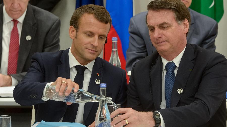 Macron acusa Bolsonaro de 'mentir' e França se opõe ao acordo UE-Mercosul