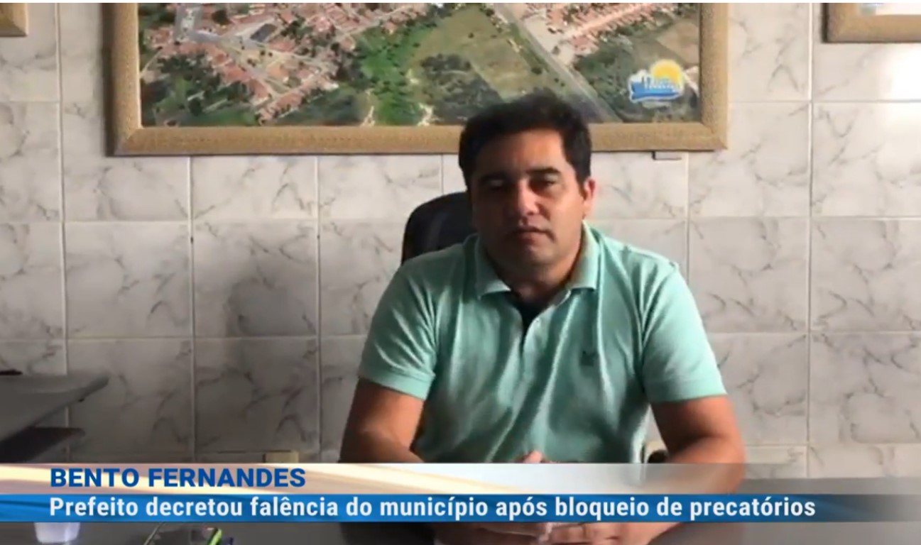 Prefeito diz que cidade do RN faliu e não tem dinheiro para pagar servidores